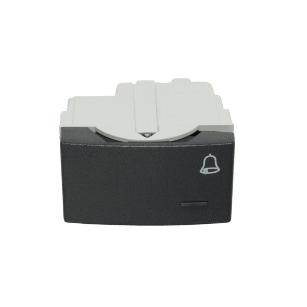 Mód. pulsador p/timbre 16A 250V gris - RO1310