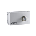 Mód. toma CATV pasante blanco en blister - RO2036
