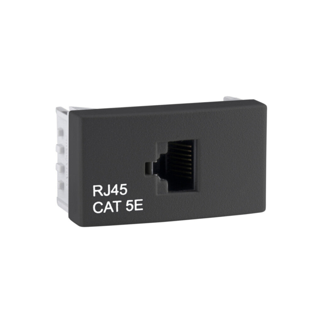 Mód. toma computación RJ45 cat. 5E gris - RO2020