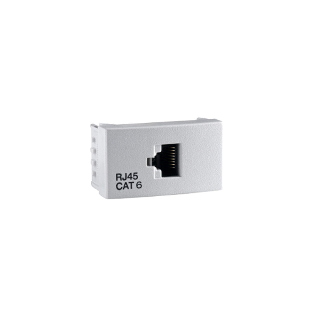 Mód. toma computación RJ45 cat. 6 blanco blister - RO2024