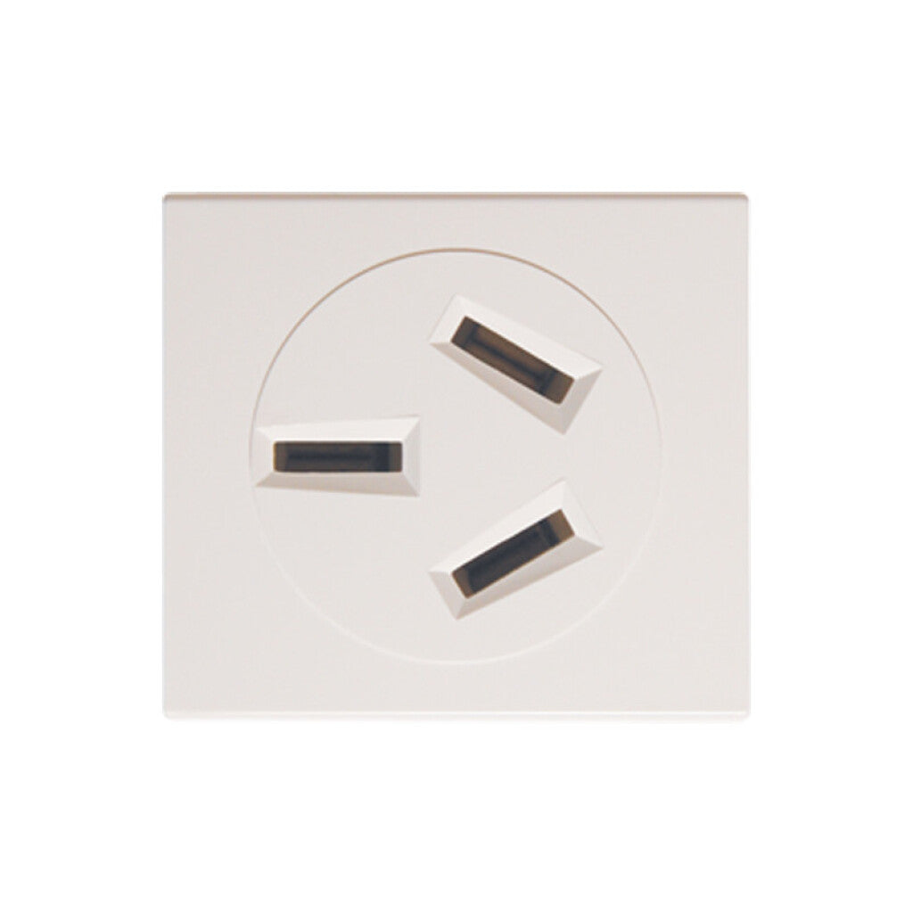 Mód. toma estándar c/t. 25/30A - Duomo blanco - C57721