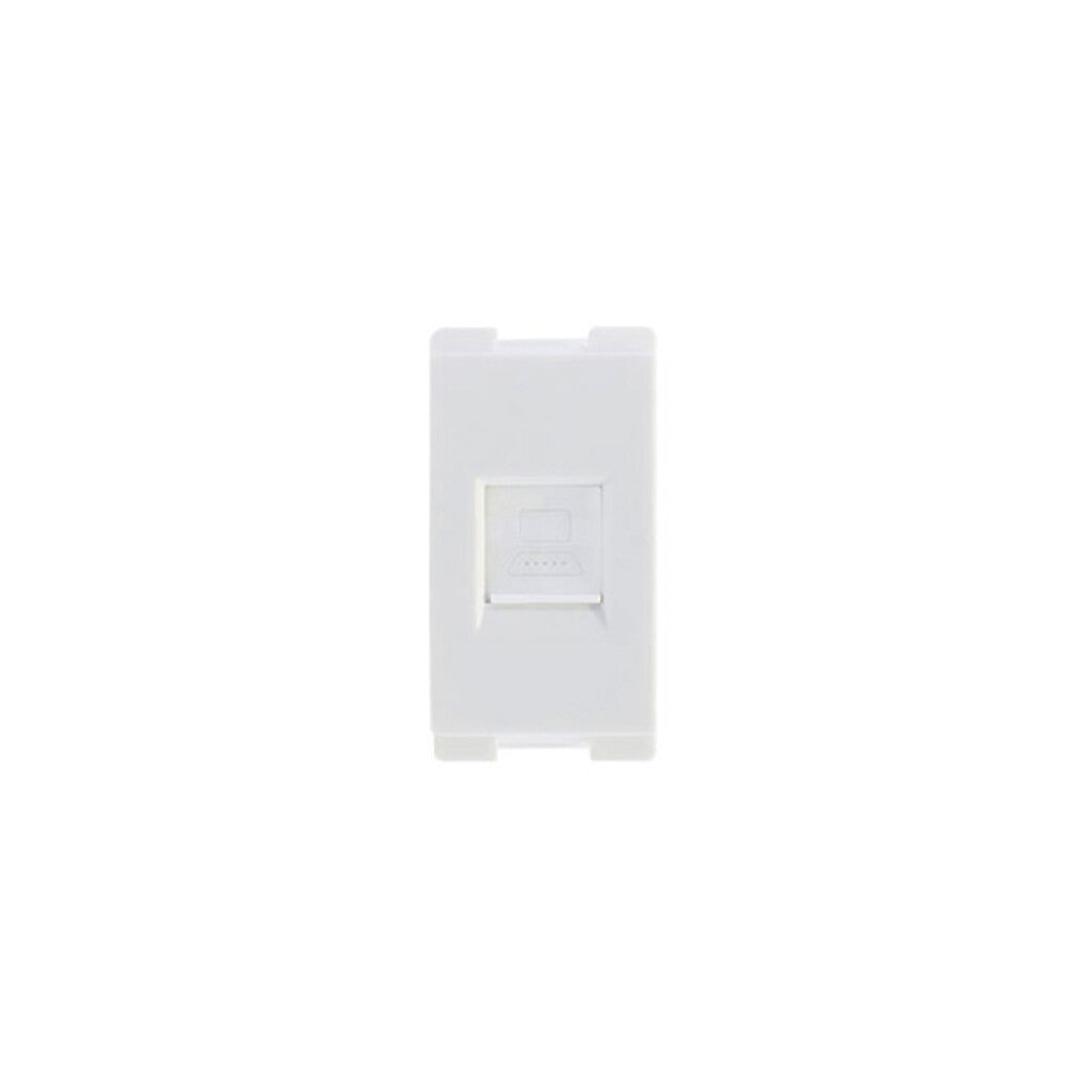 Mód. toma p/ datos RJ45 cat. 6 blanco-Atenea Plus - M48272
