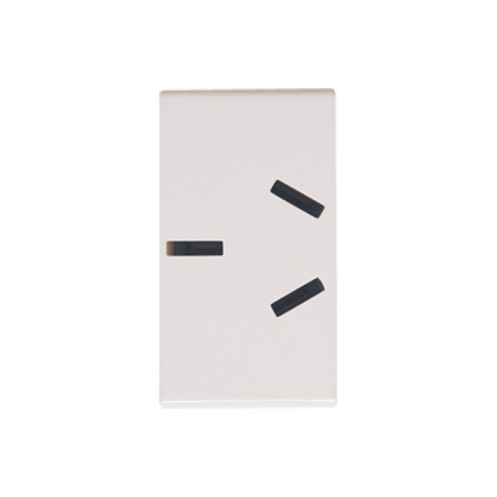 Mód. tomacorriente estándar 1 mód. - Duomo blanco - C57720