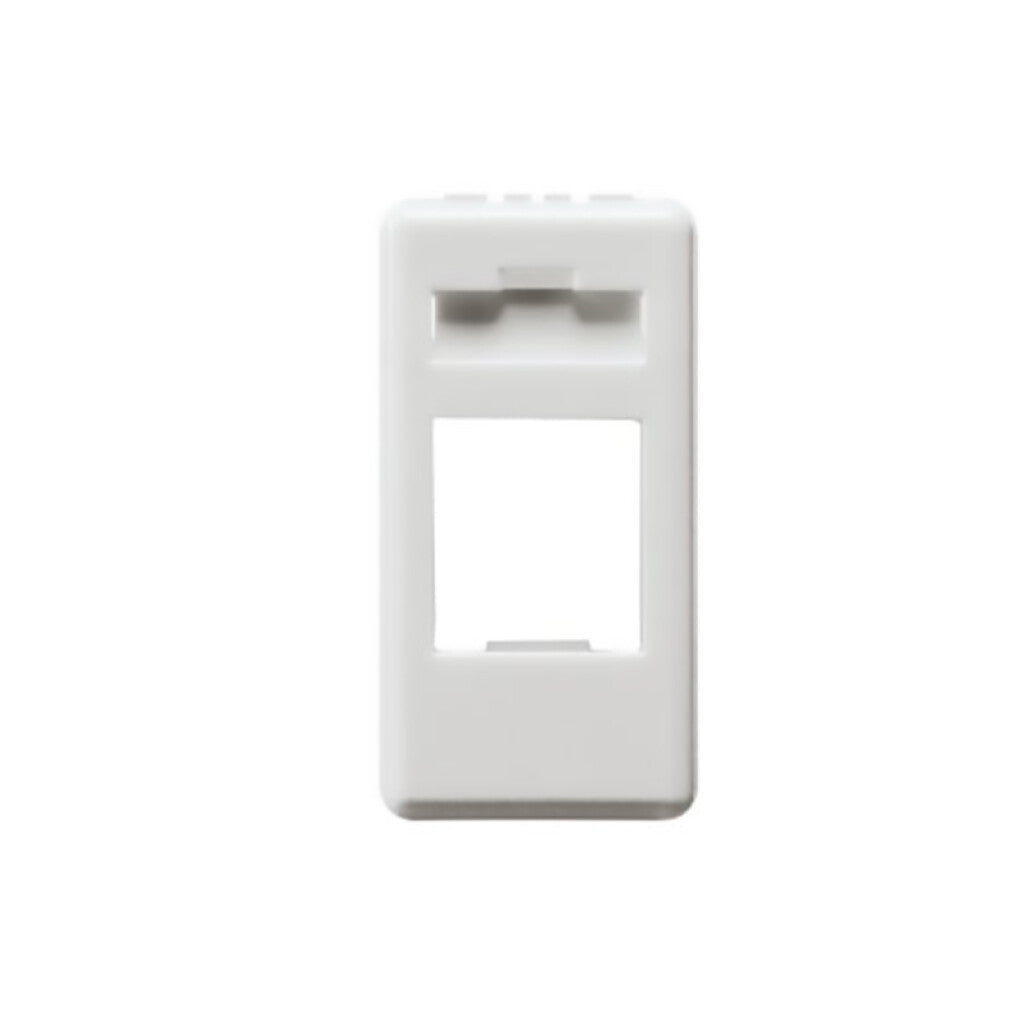 Módulo adaptador calado RJ45 blanco - GC0270