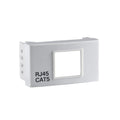 Módulo calado p/jack RJ45 cat. 5 blanco - RO2518