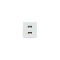 Módulo cargador para dos USB 3,1A blanco puro Sica - SK3189