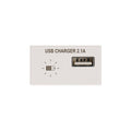 Módulo cargador USB 2,1A Duomo blanco - C57926