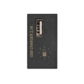 Módulo cargador USB 230V 1A 5Vdc Duomo grafito - C56478N