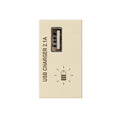 Módulo cargador USB 230V 2,1A 5Vdc Duomo marfil - C57520N