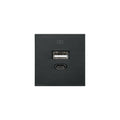 Módulo cargador USB A+ C 3A 1 Presta negro - C51535N