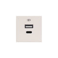 Módulo cargador USB-A USB-C - Presta Pro blanco - C51535