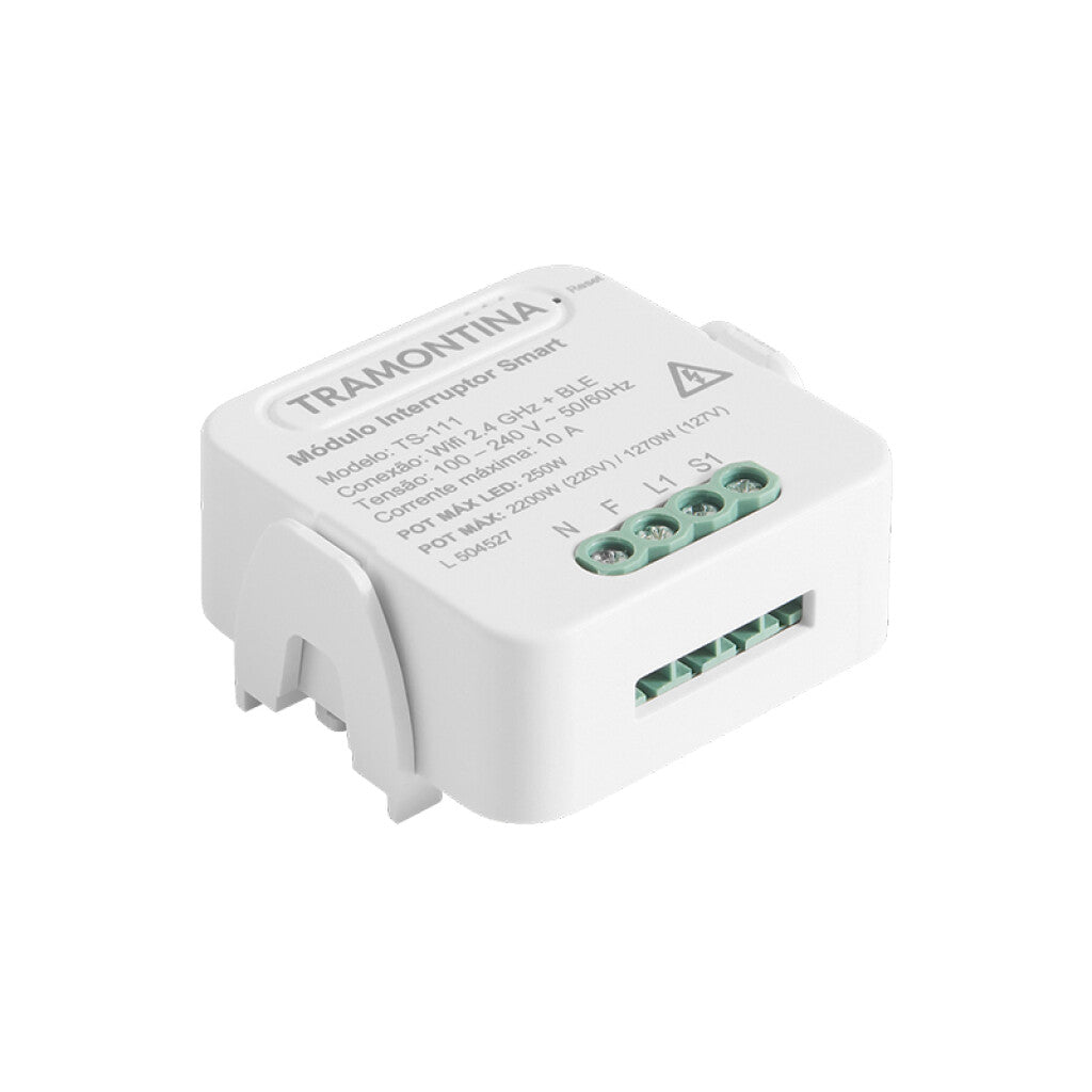 Módulo interruptor inteligente WIFI 1 canal blanco -TRAMONTINA - TE3922