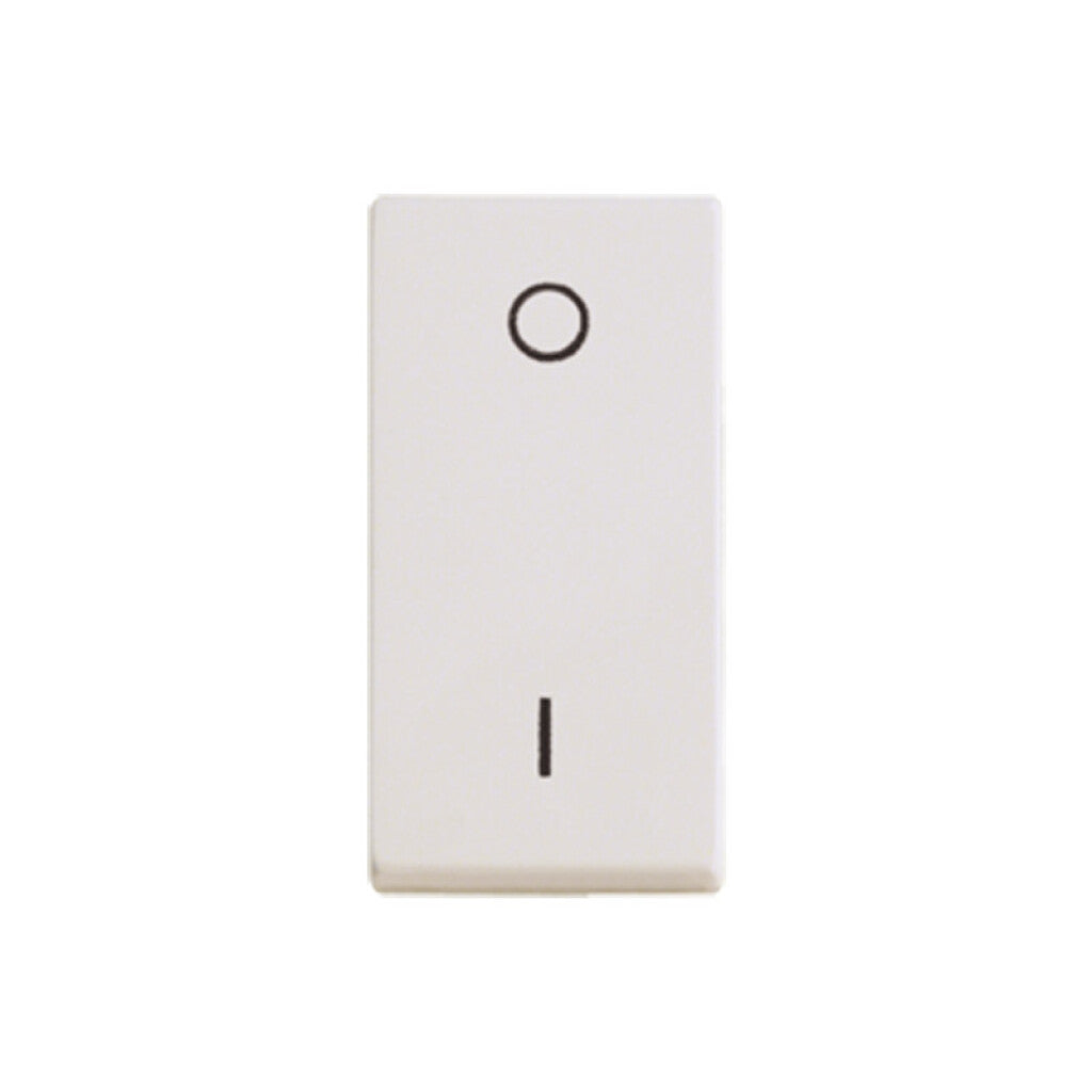 Módulo llave bipolar 10A 250V - Presta blanco - C51112