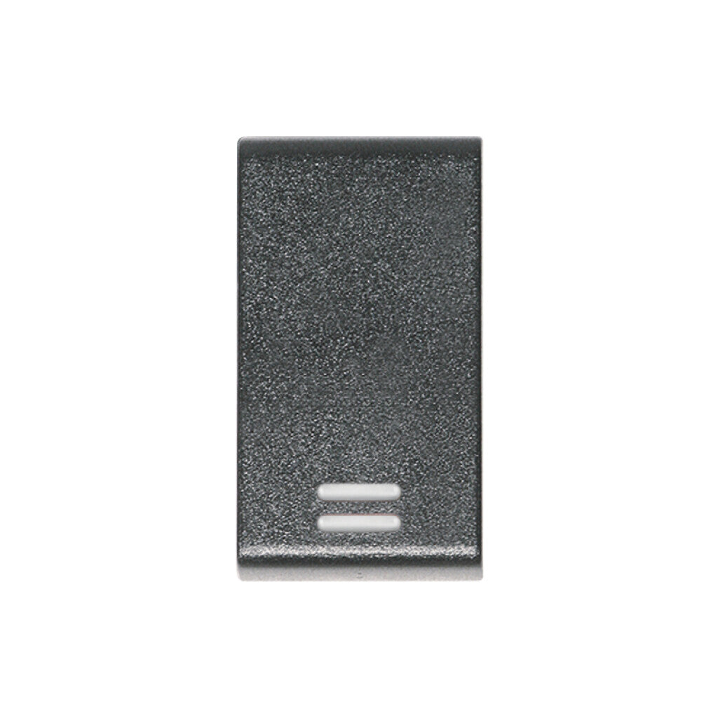 Módulo llave unipolar luminoso grafito inserto bco - C56101