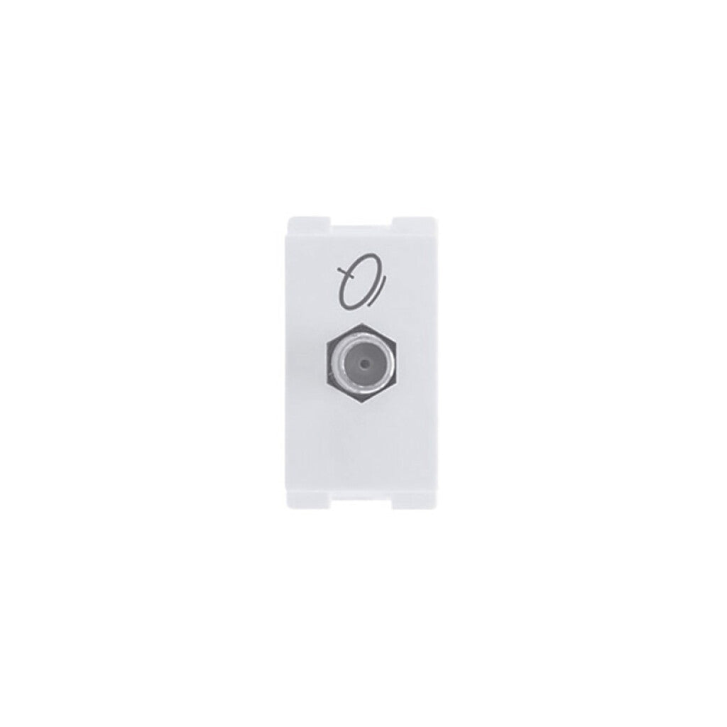 Módulo p/TV coaxial 75 Ohms blanco - Atenea Plus - M48220