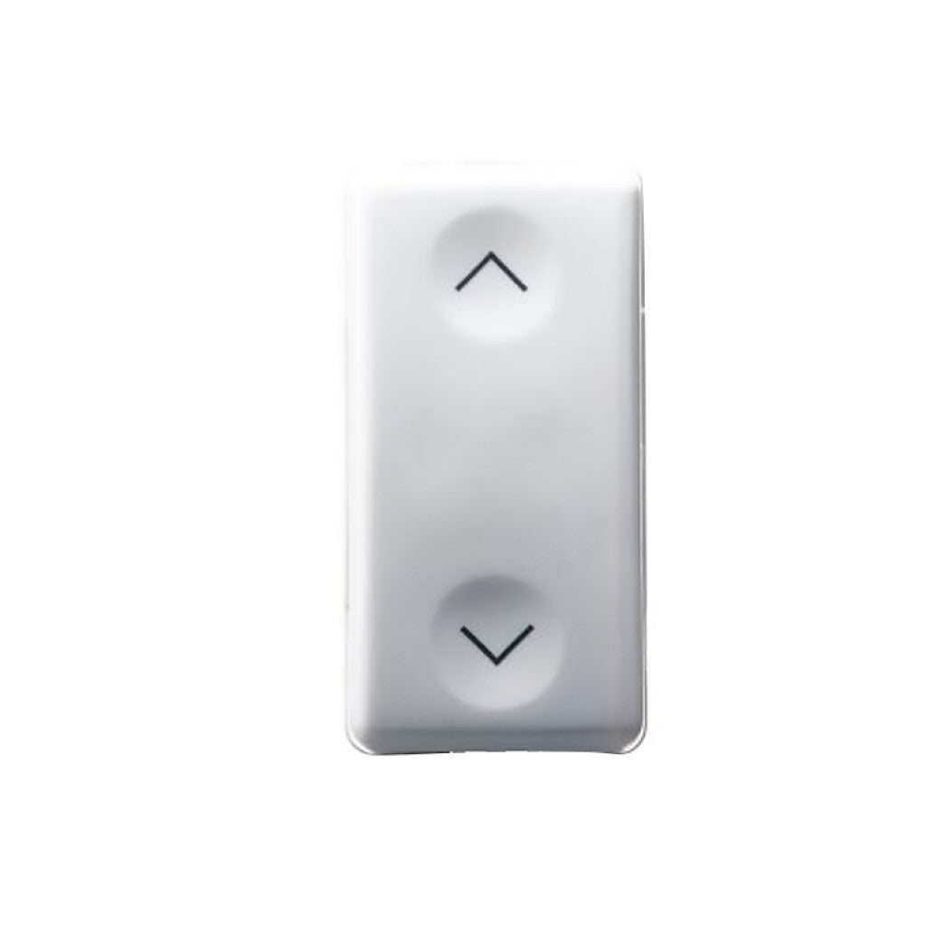 Módulo pulsador doble p/persiana NA+NA blanco - GC0521