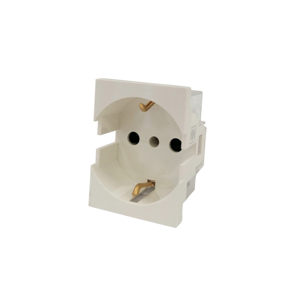 Módulo t/cte schuko 16A 250V bianco reale Silight - SK3132
