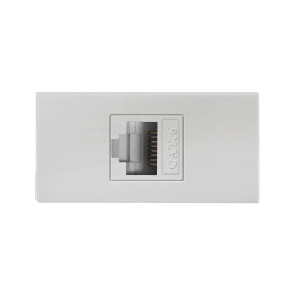 Módulo toma computación RJ45 cat. 6 blanco Reggio - M46272