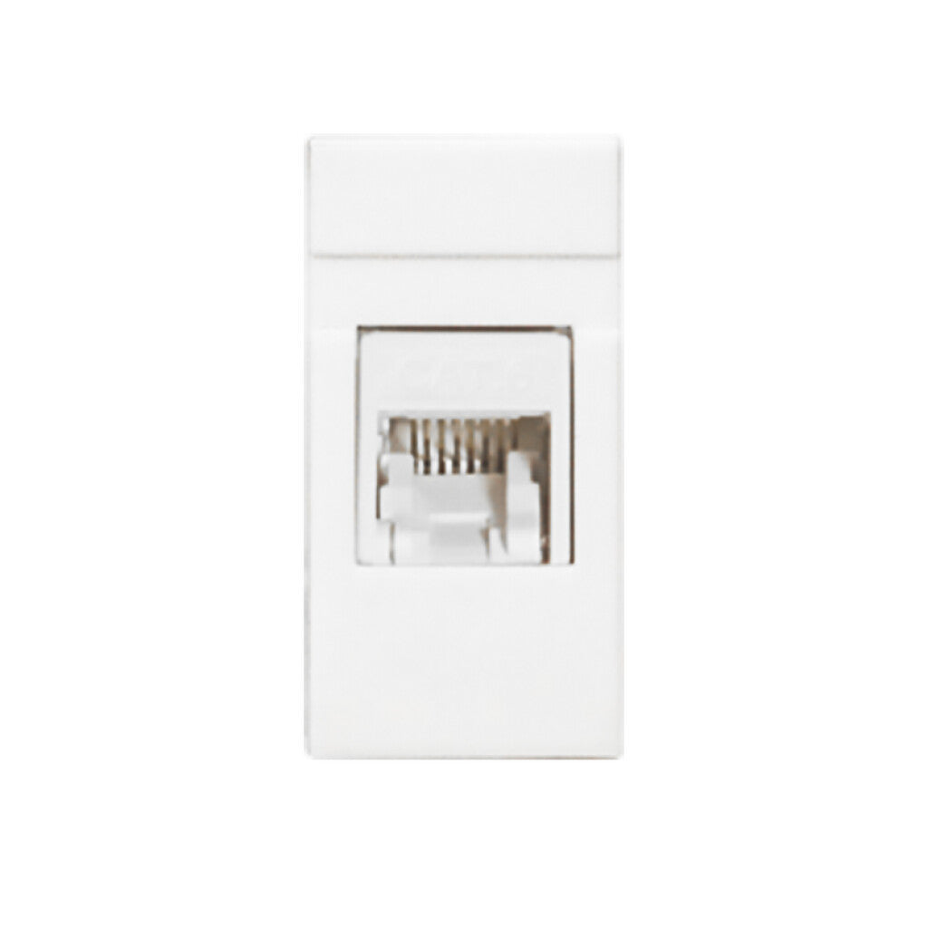 Módulo toma p/datos RJ45 6E - Presta marfil - C51618