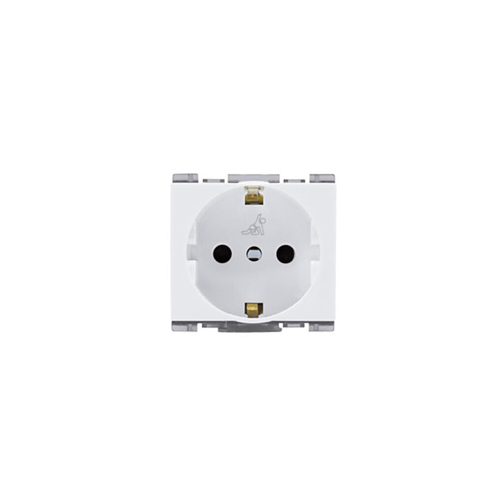 Módulo toma schuko 16A-250V blanco - Atenea Plus - M48232