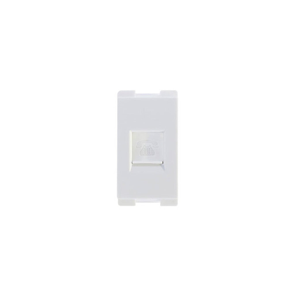Módulo toma telefónico RJ11 blanco - Atenea Plus - M48226