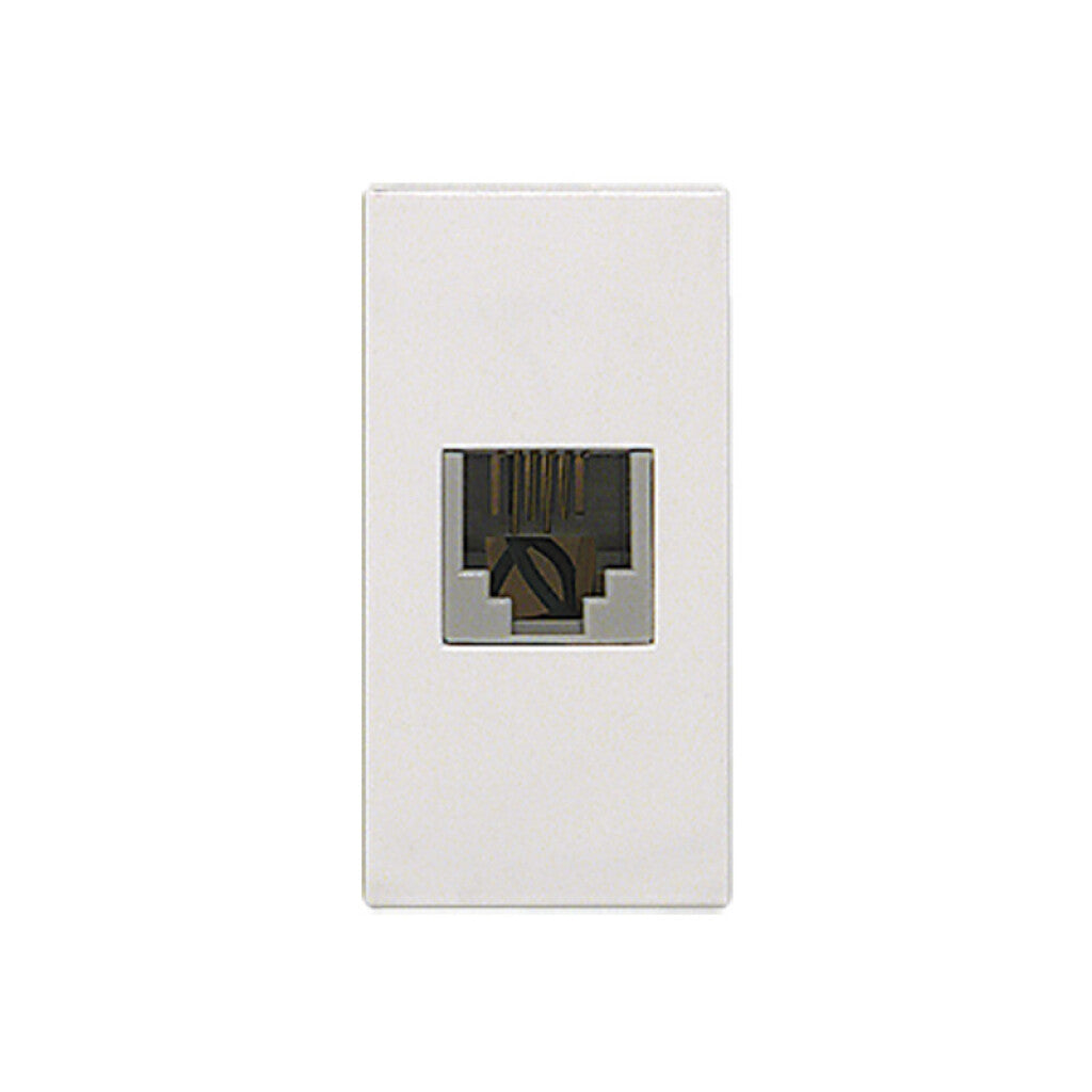 Módulo toma telefónico RJ11 - Presta blanco - C51434