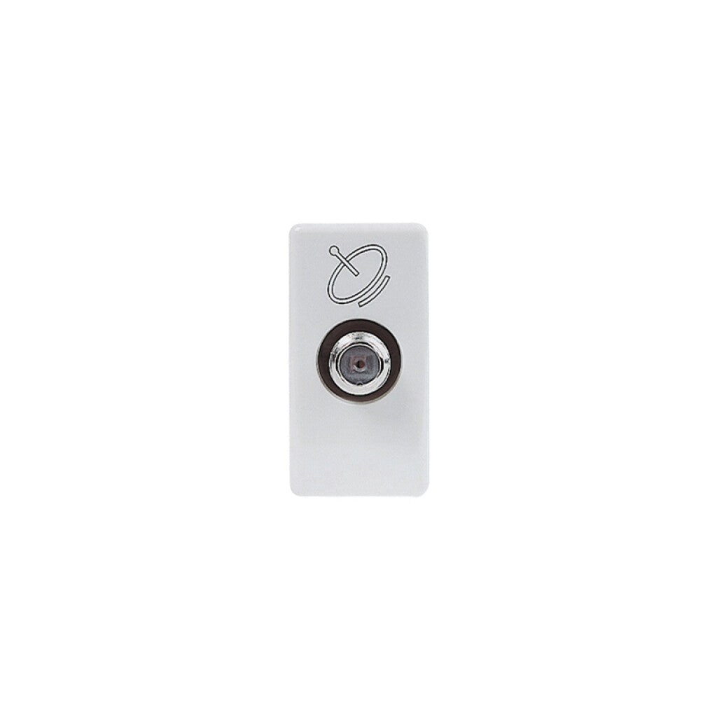 Módulo toma TV hembra rosca F color blanco linea Gewiss - GC0276