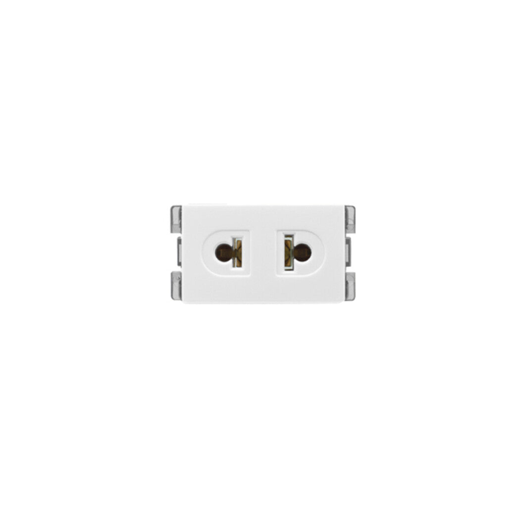 Módulo toma universal 2P blanco - Atenea Plus - M48214