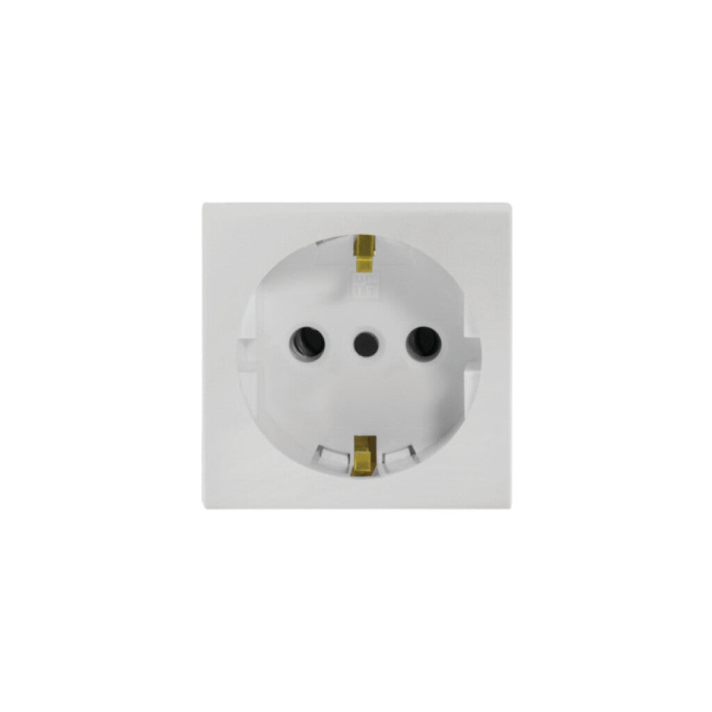 Módulo tomacorriente schuko 16A blanco - Reggio - M46232