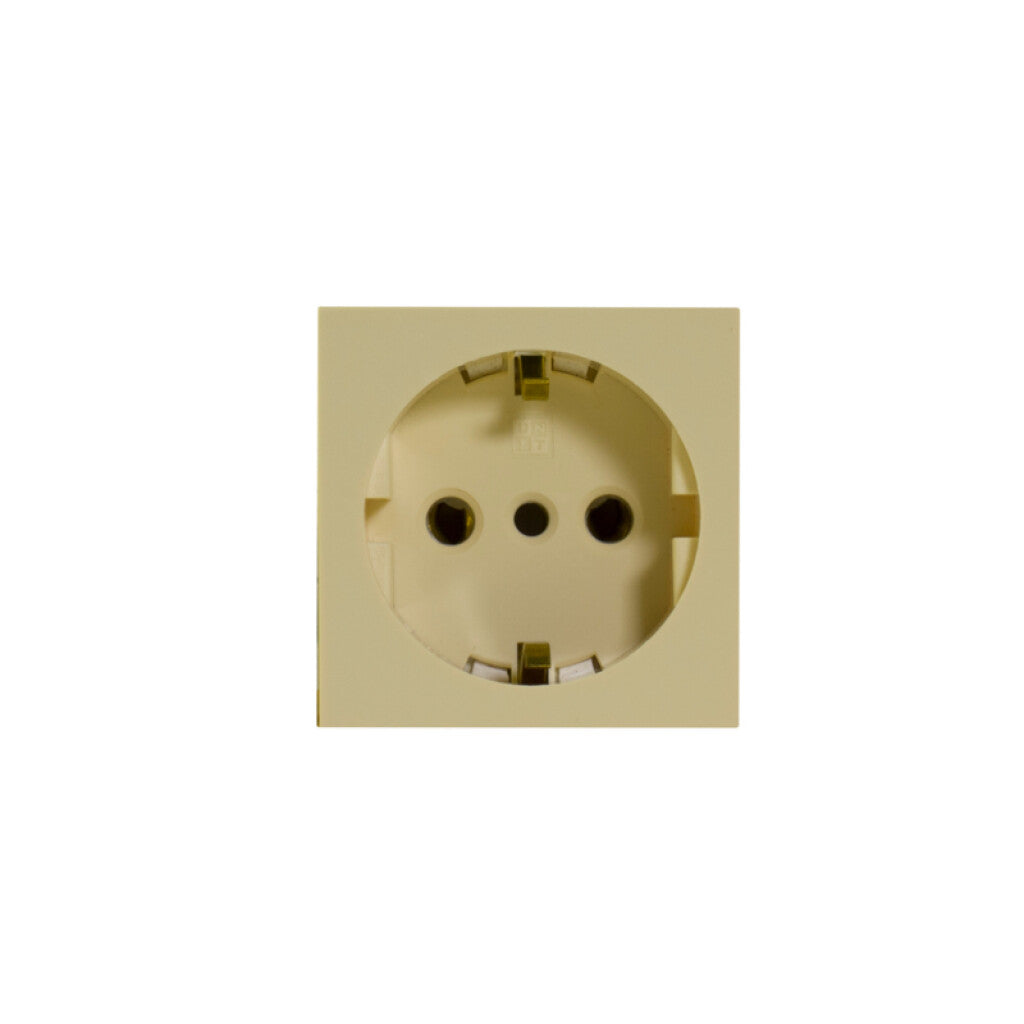 Módulo tomacorriente schuko 16A marfil - Reggio - M46236