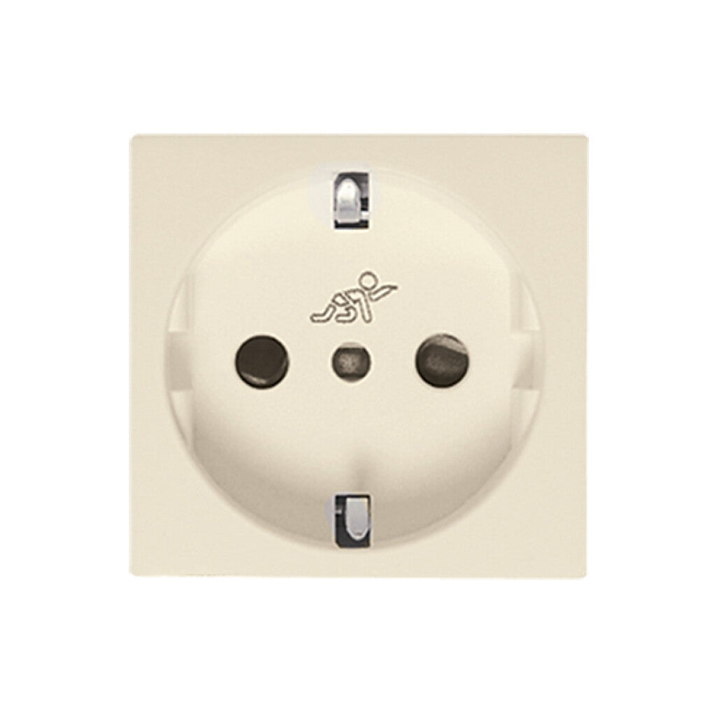 Módulo tomacorriente schuko 16A - Presta marfil - C51706