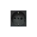 Módulo tomacorriente schuko 16A Presta negro - C51206N