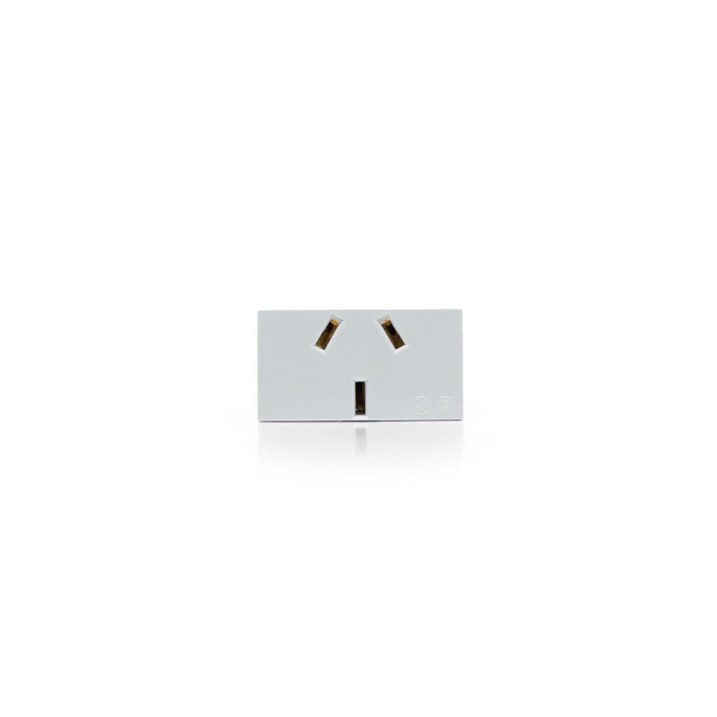 Módulo tomacorriente standard 10A 250V blanco puro - SK3181