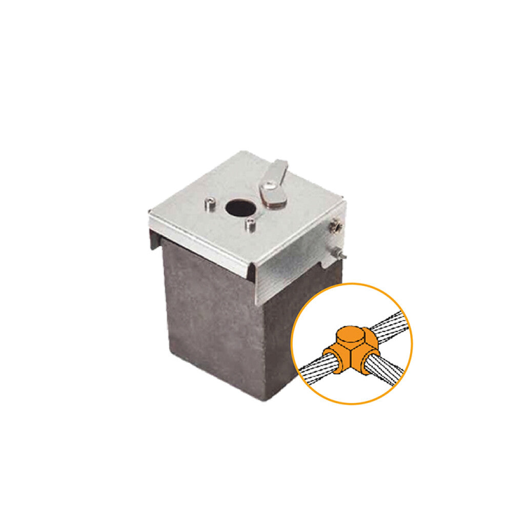 Molde cable 35mm²/cable 35mm² en T horizontal - AT3500