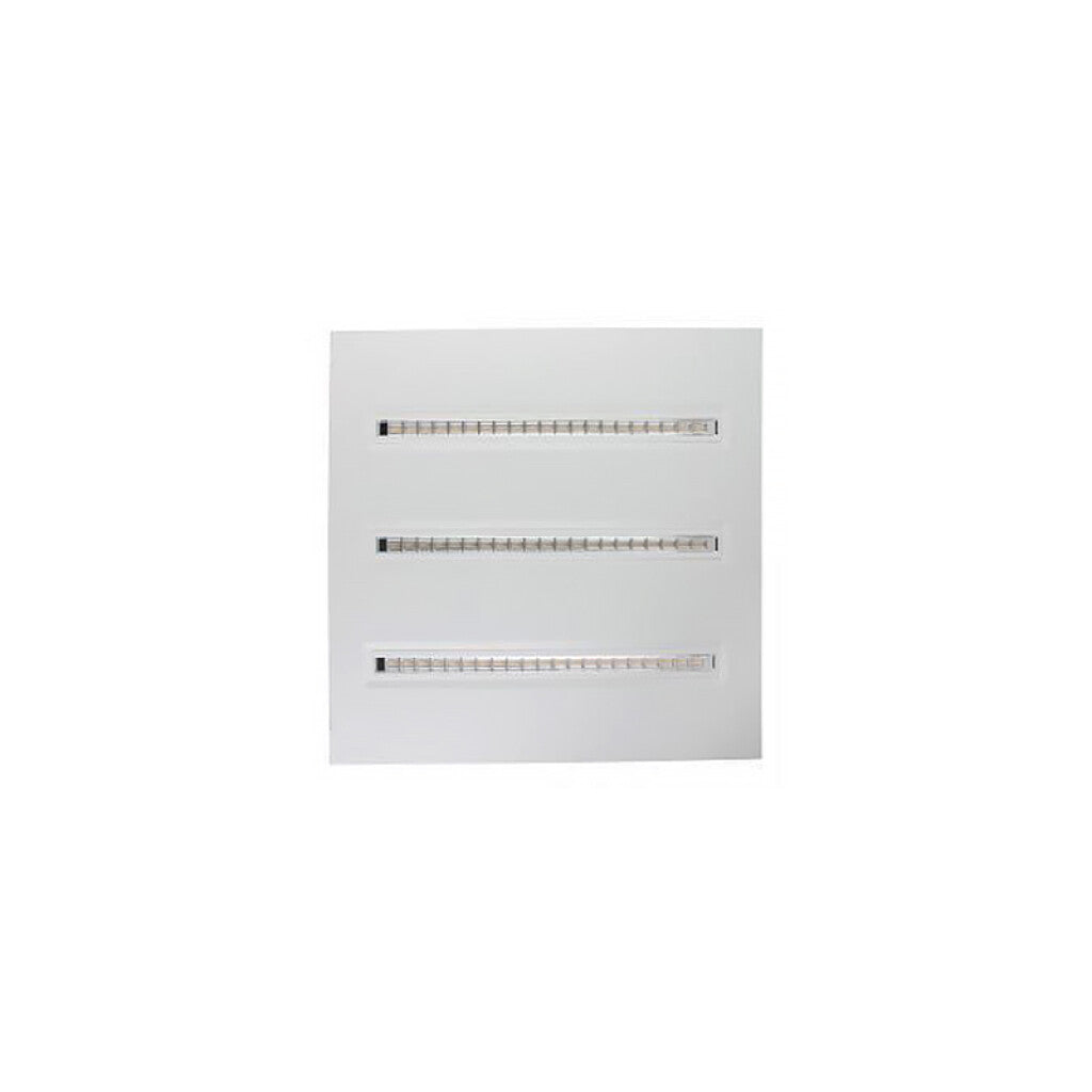 Panel LED cuadrado con louver metalizado 35W 3000K - LD0556