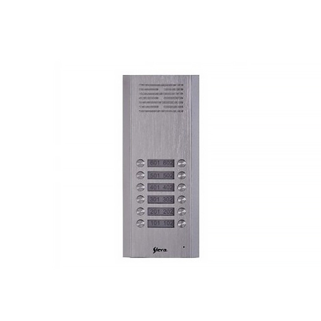 Panel metálico de embutir de 12 pulsadores TSP 012 - P37332
