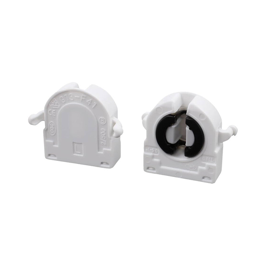 Par de zocalo porta tubo T8 - G13 - ST9895