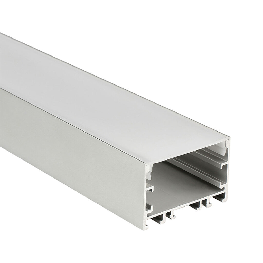 Perfil aluminio p/cinta led zu0718 2m 50X32mm - ZU0693