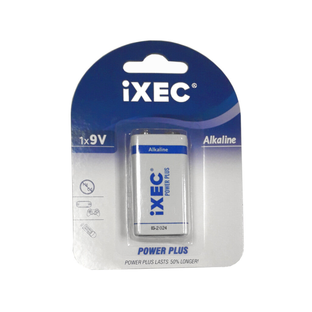 Pila alcalina 9V 450mAh 1 unidad - IX9906