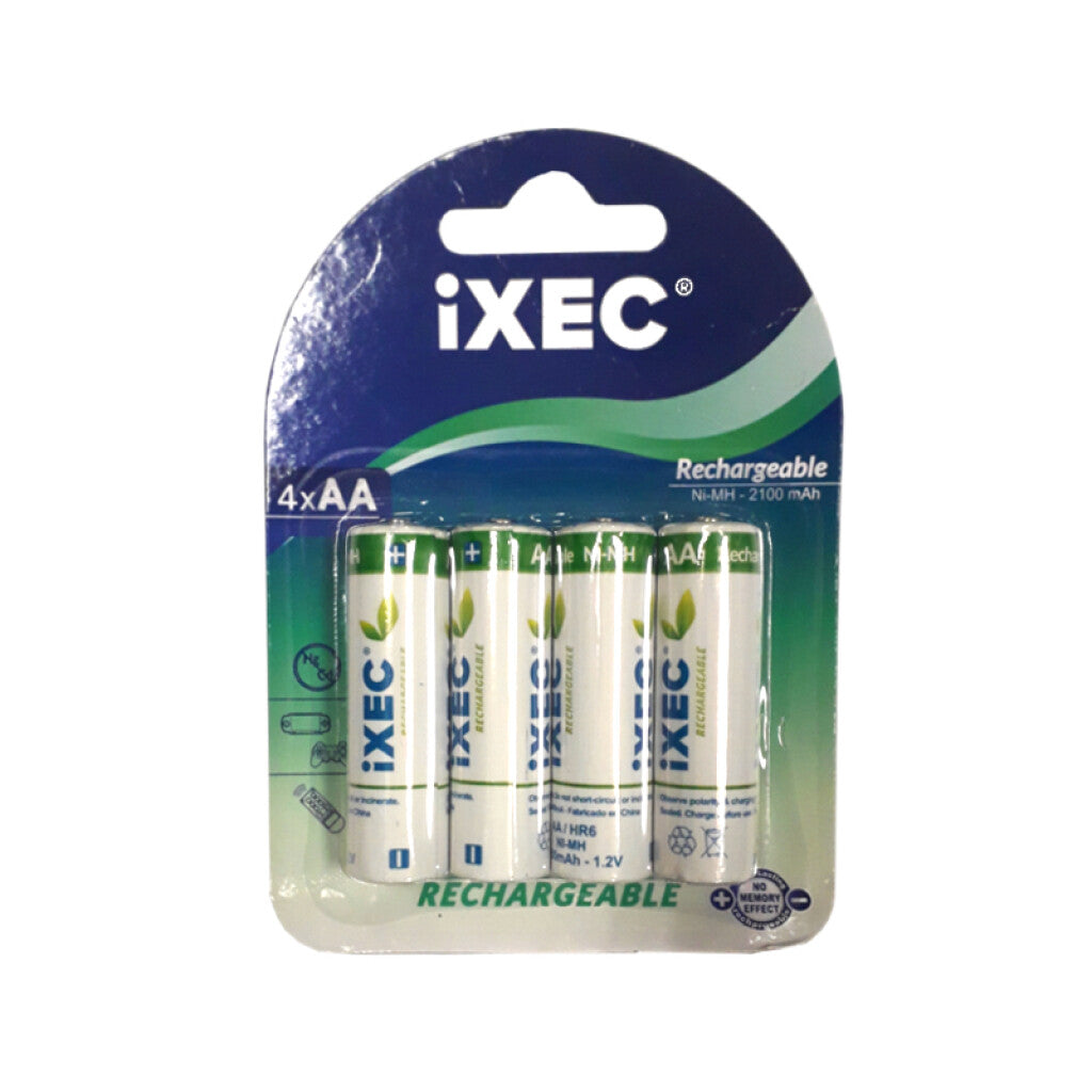 Pila recargable AA 1,2V 2100 mAh. Precio por pila - IX9903