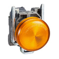 Piloto amarillo metál. s/lámp. IP54 ø22mm - TL5362
