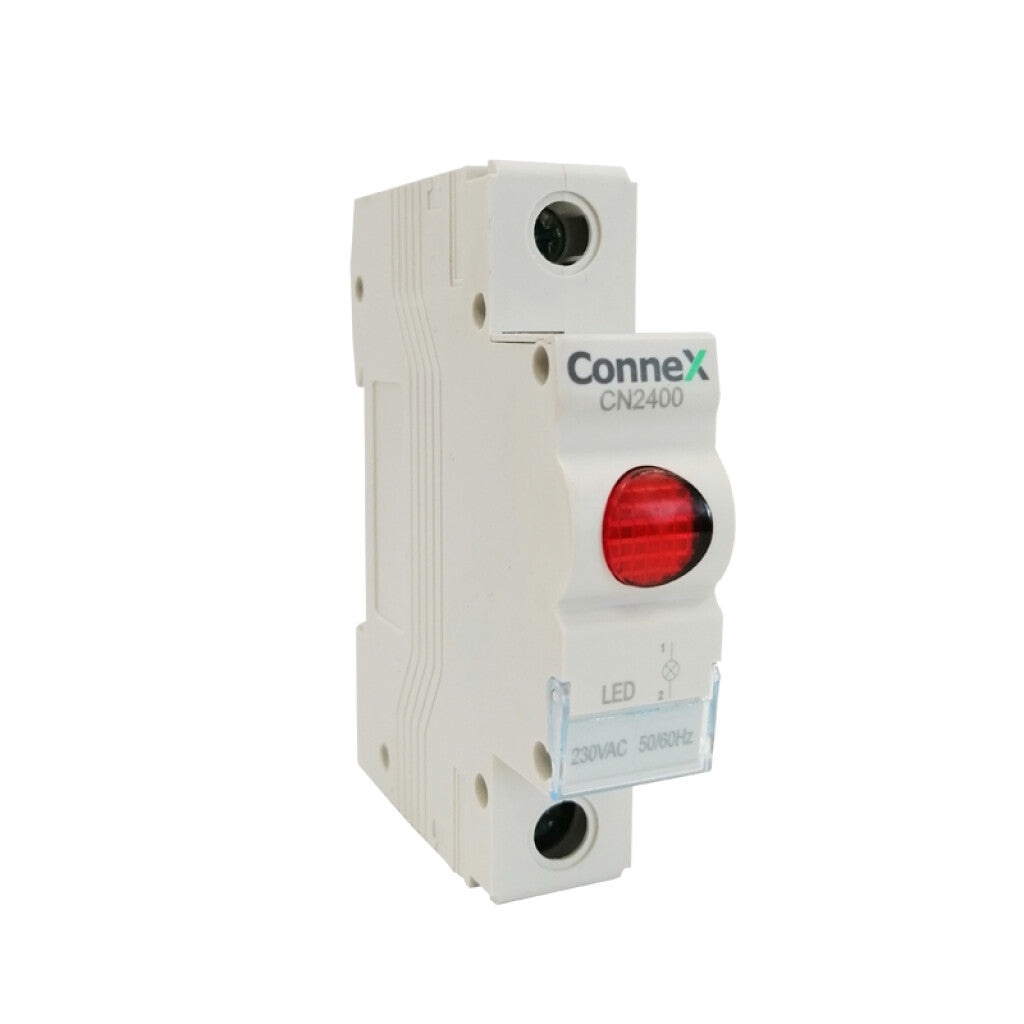 Piloto led rojo modular p/riel DIN 220Vac - CN2400