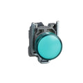 Piloto verde metál. s/lámp. IP54 ø22mm - TL5360