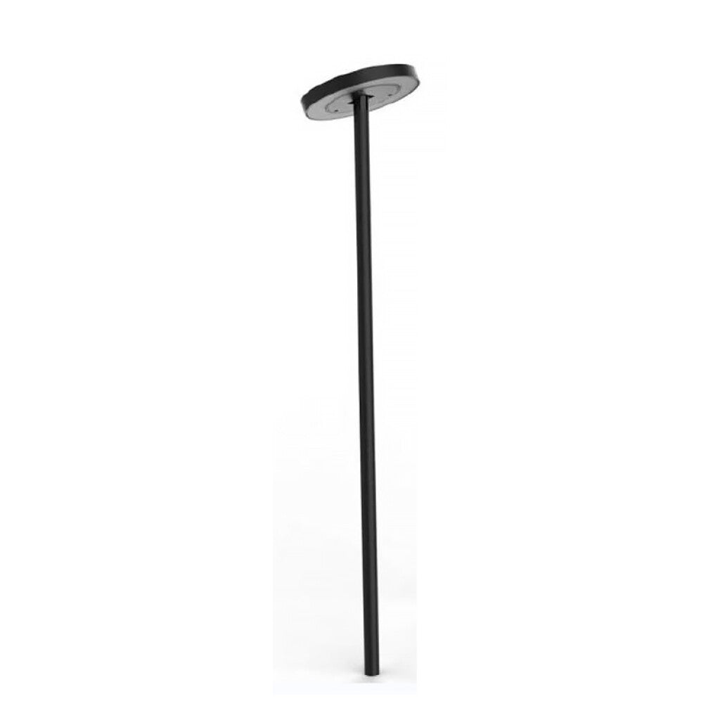 Pincho caminero LED negro 8W cálido 160cm IP65 - ZU0202