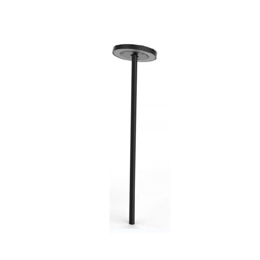 Pincho caminero LED negro 8W cálido 76,5cm IP65 - ZU0200