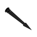 Pincho de jardín de 26cm, policarbonato negro - PH8186