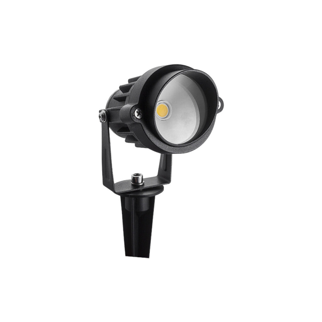 Pincho LED exterior IP65 aluminio negro 6W 3000K - AO1125