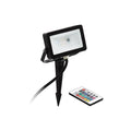 Pincho LED negro 10W 3000K IP44 control RGB FAEDO - EG3340