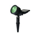 Pincho LED solar spot exterior 20Lm luz verde - IX3018X