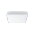 Plafón cuadrado LED plateado 20W 1600Lm luz cálida - FA2108